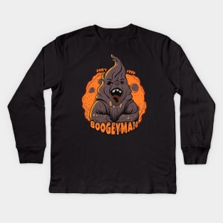 Don't feed boogeyman Kids Long Sleeve T-Shirt